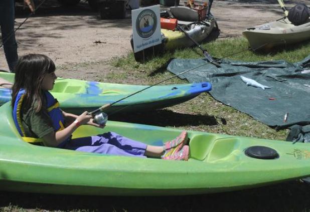 In 2015 one of the day camps featured tips on kayaking, including fishing from one of the aquatic crafts.